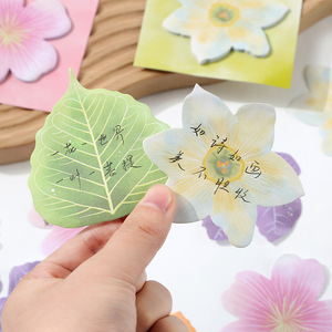 Note adesive a foglia di fiore personalizzate Post Note <span class=keywords><strong>It</strong></span> blocchi per Memo autoadesivi - Product Image 4