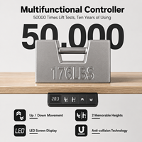 Escritorio Elevable con Doble Motor, Mesa de Computadora de Altura Ajustable, Moderno y Fácil de Montar, para Oficina y Dormitorio