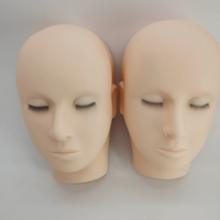 Modèle de tête Extensions de cils Cosmétologie Mannequin poupée visage tête pour cils maquillage pratique modèle Extensions de cils formation
