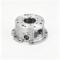 Fabrication sur mesure OEM par usinage CNC 5 axes 3D pour boîtiers de bride en aluminium complexes, usinage de précision par fraisage et tournage multi-cavités