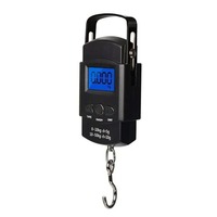 Balance Numérique de Bagage Portable 50kg Crochet Écran LCD Rétroéclairé Balance de Bagage