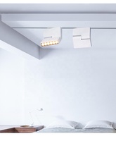Spot lumineux à LED, lumières de gril réglables, éclairage de piste murale de lavage pour holtel JYC0044