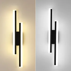 Led Wandlamp Nordic Minimalistische Stijlvolle Moderne Slaapkamer Wandlamp Voor Tv Achtergrond Gangpad Kamer Decor Licht