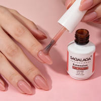 Gel Constructeur Personnalisé avec Logo 15ml en Bouteille, Gel d'Extension d'Ongles à Forte Adhérence, 36 Couleurs, Gel Polish Auto-Nivelant, Vente en Gros