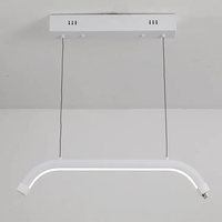 Lampe à tube demi-lune en aluminium 48W à hauteur réglable avec bouton pour ongles de salon de beauté