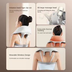 Masajeador de Cuello y Hombros para el Músculo Trapezius, Masajeador Cervical con Función de Amasamiento, Compresa Caliente y Música - Product Image 3