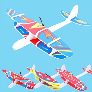 Planeador biplano DIY para niños, Avión de lanzamiento de espuma EPP, modelo eléctrico de carga, Avión de vuelo alimentado por juguete - Product Image 6
