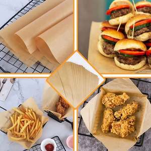 Papel Antigrasa Sin Blanquear para Envolver Alimentos, Papel para Sándwiches y Hamburguesas 30*40CM - Product Image 2