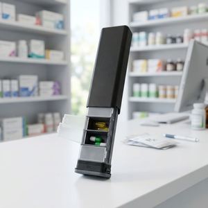 Portable <b>7</b> Day Pill Organizer Push Button Weekly Medicine Box Colorful <b>Tablet</b> Case for Travel Home Use - Product Image 1