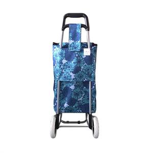 Chariot de courses pliable direct usine avec roues, capacité 50 kg, roulettes de 160 mm de diamètre pour chariots de <span class=keywords><strong>supermarché</strong></span> - Product Image 5