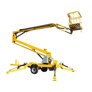 Plataforma Elevadora de Brazo Articulado Montada en Remolque, de 10m-24m, Hidráulica, Multi-Combustible <span class=keywords><strong>LEMAX</strong></span> LM14, para Limpieza de Ventanas en Exteriores - Product Image 1