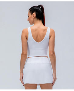 Neuestes Zweiteiliges Set mit Eigenem Logo: Sexy BH mit Zwei Tragemöglichkeiten und Shorts-Minirock für Tennis, Sport, Fitness und Golf - Product Image 3