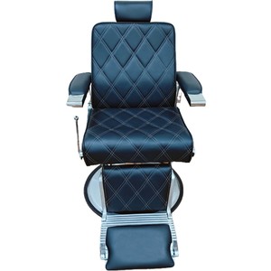 Fauteuil de Barbier Hydraulique Rotatif avec Accoudoirs Confortables en Métal – Mobilier de Salon pour Coiffure et Toilettage - Product Image 5