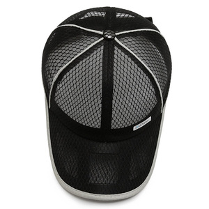 Mesh Baseball Cap Unisex Breathable Sun Protection Foldable Polyester Duckbill Hat Summer Outdoor Use - Product Image 3