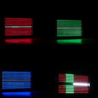 Barre de projecteurs LED RGBW 4-en-1 stroboscopiques 60W pour DJ, fêtes, mariages et événements, éclairage de scène DMX512