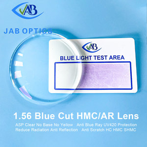 <span class=keywords><strong>Lentes</strong></span> de Visión Única con Bloqueo de Luz Azul UV420 1.56, <span class=keywords><strong>Lentes</strong></span> de Visión Única 100% Anti Luz Azul, Revestimiento <span class=keywords><strong>AR</strong></span> Verde/Azul, Resina CR 39 - Product Image 5