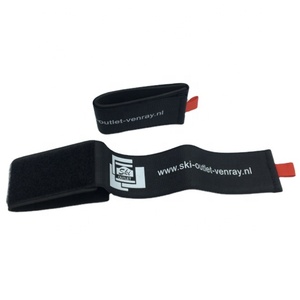 Gancho de <span class=keywords><strong>esquí</strong></span> alpino personalizado al por mayor correas de cierre de <span class=keywords><strong>esquí</strong></span> Cross Country Hook and Loop EVA Ski Ties Wrap con Pull Tab - Product Image 1