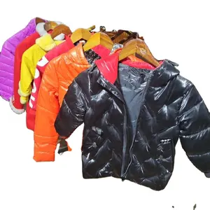 Tweedehands Fabriek Voorraad Kids Winter Jassen In Balen Spaarzaamheid Kids Paraka Jassen Groothandel Gebruikte Kinderkleding