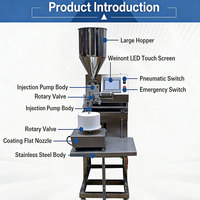 Machine à crème compacte ZD200-FB entièrement automatique pour le recouvrement de gâteaux et de confitures, équipement multifonctionnel pour boulangeries et pâtisseries