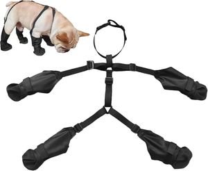 Botas Impermeables Antideslizantes para Perros, para Caminatas en la Nieve, para Exteriores, Resistentes a la Suciedad, Ajustables, con Suela de Goma, para Perros Pequeños y Medianos - Product Image 4