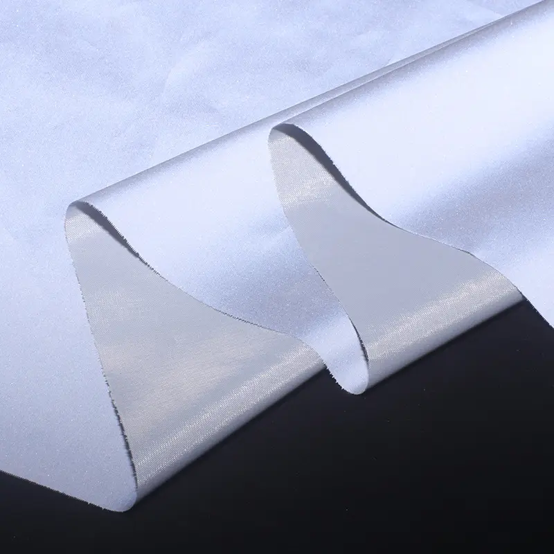 High Light Reflect Stoff Silber Polyester Reflektieren des Material für Kleidung