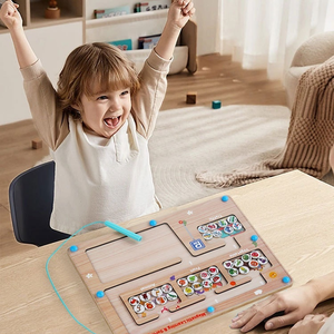 Jeu éducatif de tri et de classification Montessori pour bébés, en bois, avec <span class=keywords><strong>labyrinthe</strong></span> - Product Image 6