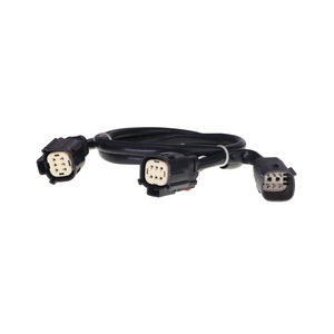Custom Wiring <b>Harness</b> For Harley Side And Taillights 2120-0820 CD-TP-QD-14 Rear Replacement <b>Black</b> - Product Image 3