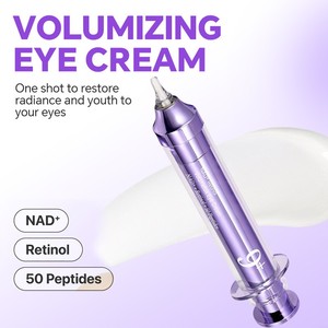 Hydratant liquide pour les yeux, vegan et biologique, à marque privée, à l'acide hyaluronique, vitamine C, peptides et protéines, anti-âge et anti-rides - Product Image 2
