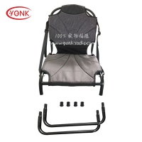 Siège en maille d'aluminium YONK avec une capacité de 200 kg, design pliable pour bateau gonflable ou chaise de SUP