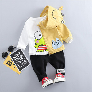 Chemise en coton pour enfants, vêtements pour bébés garçons, manches longues, veste orientale et pantalon de hockey - Product Image 2