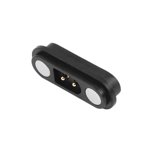 メスコネクタ2.54mmピッチシングル列防水スプリング2ピン磁気ポゴピンコネクタ - Product Image 3