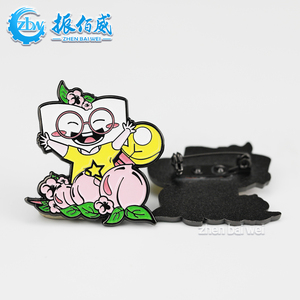 Vendita all'Ingrosso di Badge in Metallo Smaltato Morbido Senza Ordine Minimo, Personalizzabili per Scuole, Aziende, Moda, Cartoni Animati, <span class=keywords><strong>Anime</strong></span>, 35MM, Oro/Argento - Product Image 1