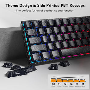 XVX M61 Pro Mechanische Tastatur Topo graphische 61 Tasten Tri-Mode RGB Hintergrund beleuchtete USB Typ C Gaming Mechanische Tastatur - Product Image 6