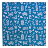 Tapis de table Mahjong carré imprimé citron jaune frais d'été, antidérapant, motif floral aux fruits d'agrumes vifs, couverture décorative pour table de jeu