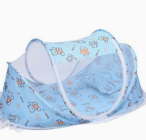 Mosquitero portátil plegable para bebé 2026, superventas, con almohada y cojín, cremallera de lujo, diseño de dibujos animados - Product Image 1