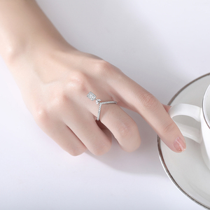 LUOTEEMI New Micro Trendy Woman <strong>Long</strong> <strong>Finger</strong> Fashion 2024 Luxury Jewelry Cubic Zirconia <strong>Ring</strong> - Product Image 3