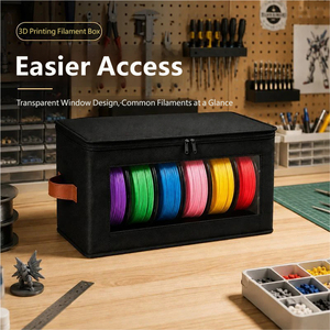 3D Printer Filament Dry Storage <b>Box</b> Dustproof Moistureproof Holder for 6 <b>Rolls</b> 1kg Spools - Product Image 2