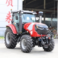 Tracteur agricole de 120 CV pour la fertilisation des terres agricoles, machinerie agricole de haute qualité