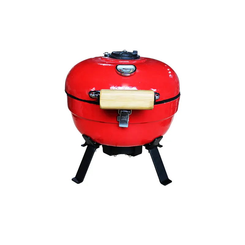 12 Zoll Mini Kamado Egg Grill In Rot Tragbare Kamado Outdoor Grill Grill Keramik