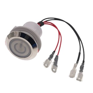 Waterproof Stove Ignition Switch 22mm 30mm Metal Self Locking Power Supply <b>12V</b> <b>DC</b> SPST Commercial High Power - Product Image 1