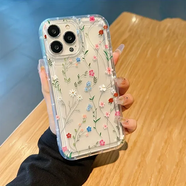 Flowers and Plants Phone Case for iPhone 14 13 11 15 Pro Max 12 Mini XS XR X 8 7 Plus SE 2022 14Pro 13Pro Matte Soft Cover
