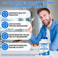 OneBotanical Faible MOQ 120 Capsules Bétaïne HCl Pepsine 790mg Soutien Digestif Antioxydant Endurance Sportive Complément pour Femmes et Hommes