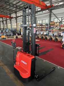 電動スタッカー 1200kg 1500kg積載 ストラドルレッグ ウォーキースタッカー フォークリフト パレットスタッカー トラック 倉庫作業場搬送用 - Product Image 5