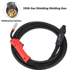 Torche de soudage industrielle à interrupteur rotatif plaqué cuivre, 200A/350A CO2 <span class=keywords><strong>MIG</strong></span>, 3.0/3.5/5.0m, tête angulaire, pour soudage au gaz - Fourniture directe usine - Product Image 3