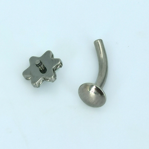 <span class=keywords><strong>Christina</strong></span> G23 ensemble de broches à filetage interne nombril <span class=keywords><strong>Piercing</strong></span> bijoux anneau Calendo personnalisé ASTM F136 titane opale fleur - Product Image 5