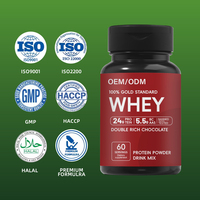 Complément Sportif Yiteng JR-DB pour Adultes, Isolat de Protéine de Lactosérum en Capsules pour Prise de Masse Musculaire, Soutien Immunitaire, 60 Capsules par Lot (OEM/ODM)