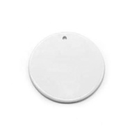 Nouveau pendentif en forme de coeur en céramique de Noël personnalisé ornement blanc pendentif en céramique de sublimation thermique