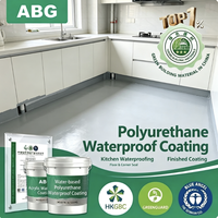 Revêtement imperméable en polyuréthane résistant aux UV avec isolation thermique, peinture liquide pour toiture en béton plat