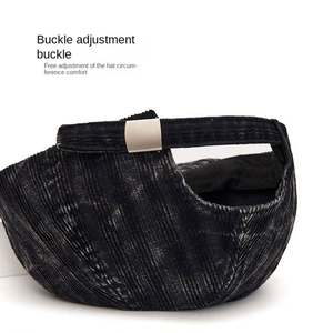 Gorra de Béisbol de Estilo Japonés Vintage con Visera Suave, de Pana Lavada, para Hombre y Mujer, a la Moda, para Exteriores y Skate, para Otoño - Product Image 4