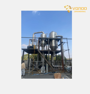 Évaporateur à film tombant à triple effet en acier inoxydable 316L, système d'évaporation sous vide économe en énergie pour sirop, <span class=keywords><strong>alcool</strong></span> et eaux usées - Product Image 2